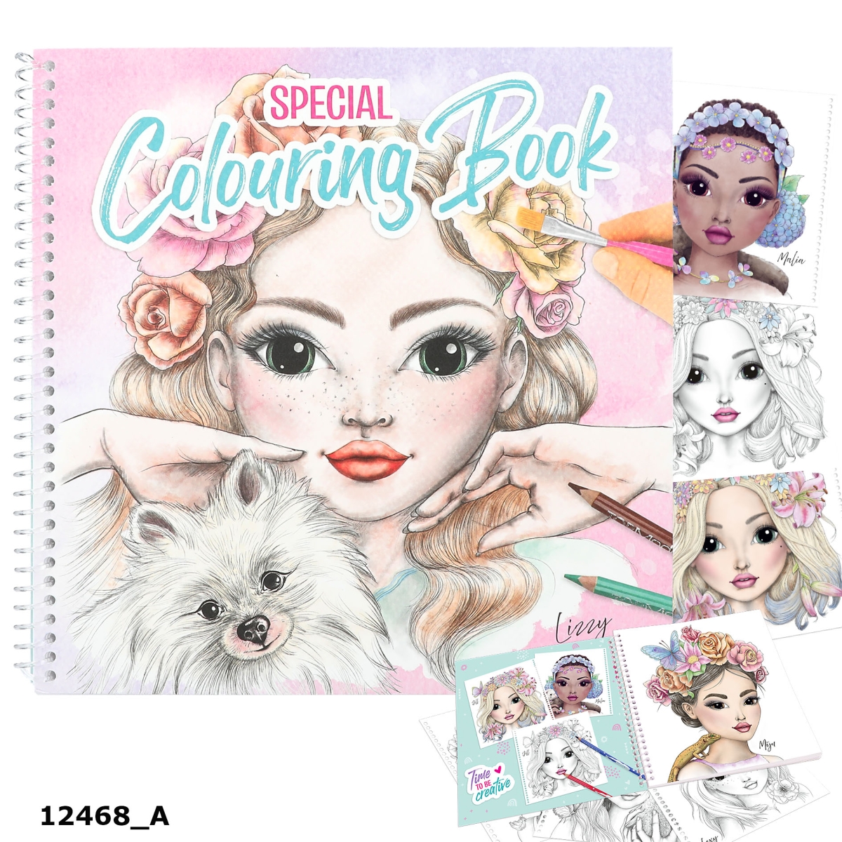 Depesche TOPModel Livre De Coloriage Main Et Ongles - 46 Pages + Autocollants