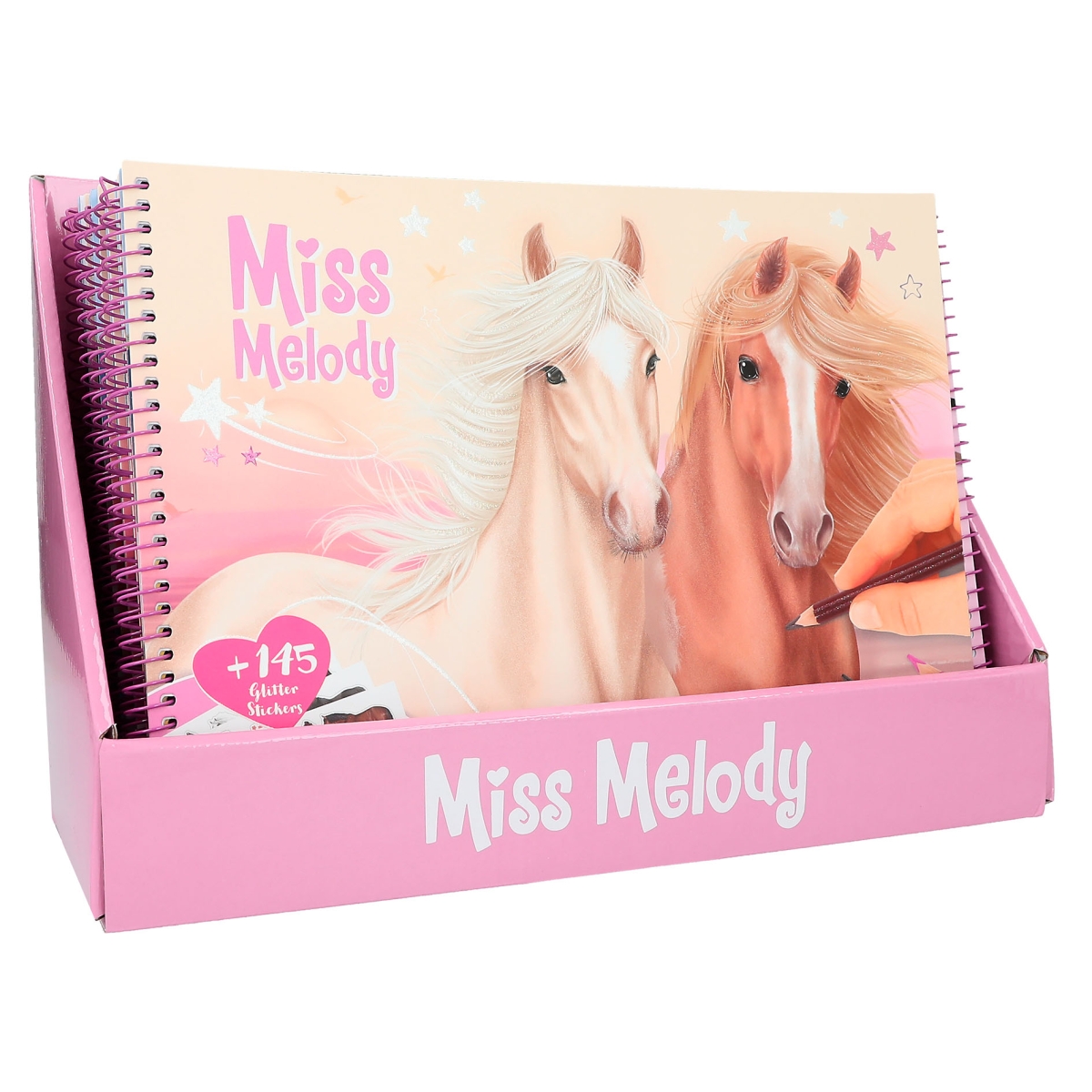 Miss Melody Journal intime avec autocollants, motif 1