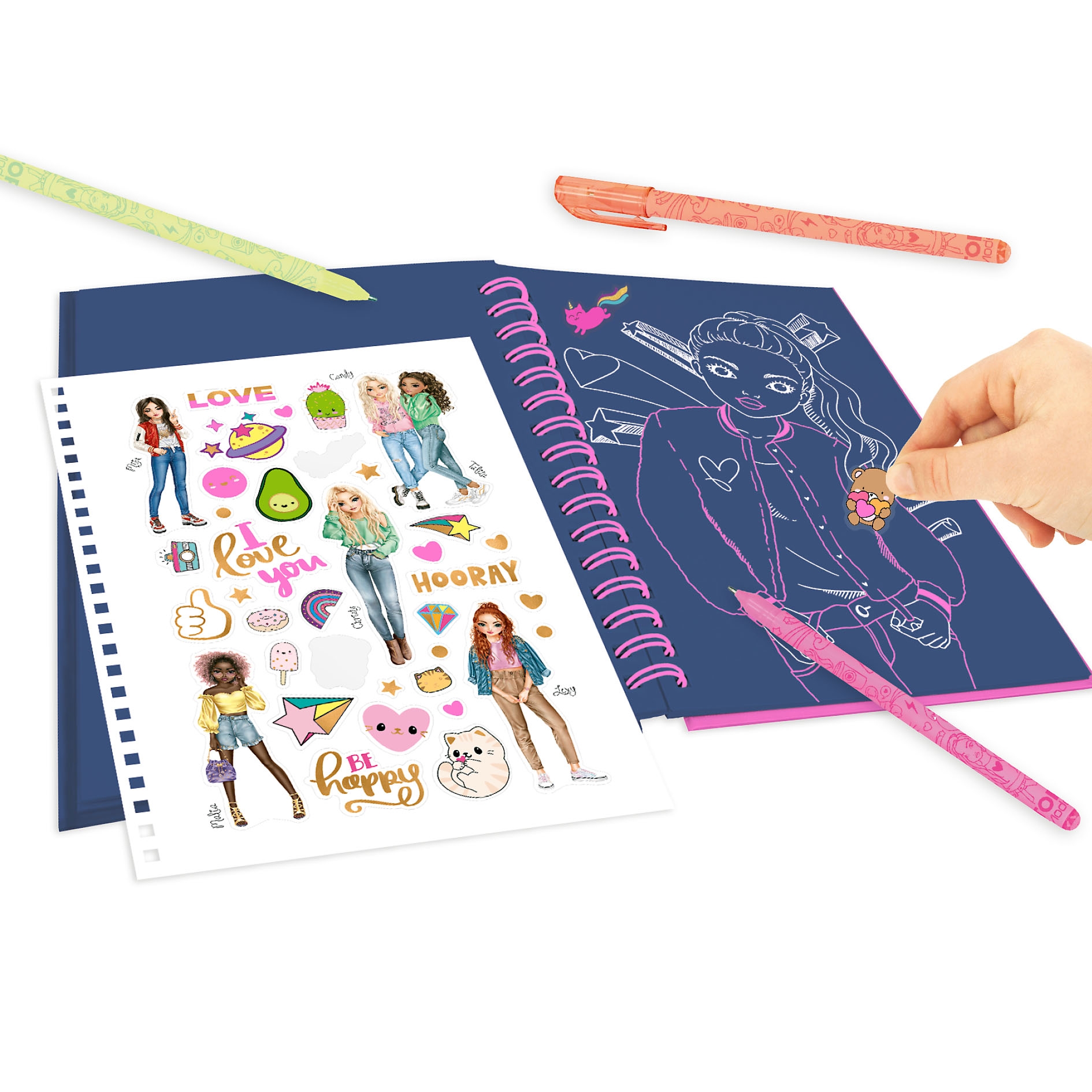 Album Photos DIY TOPModel 'Your Lovely Moments' - 32 Pages + Autocollants - Pour Ados