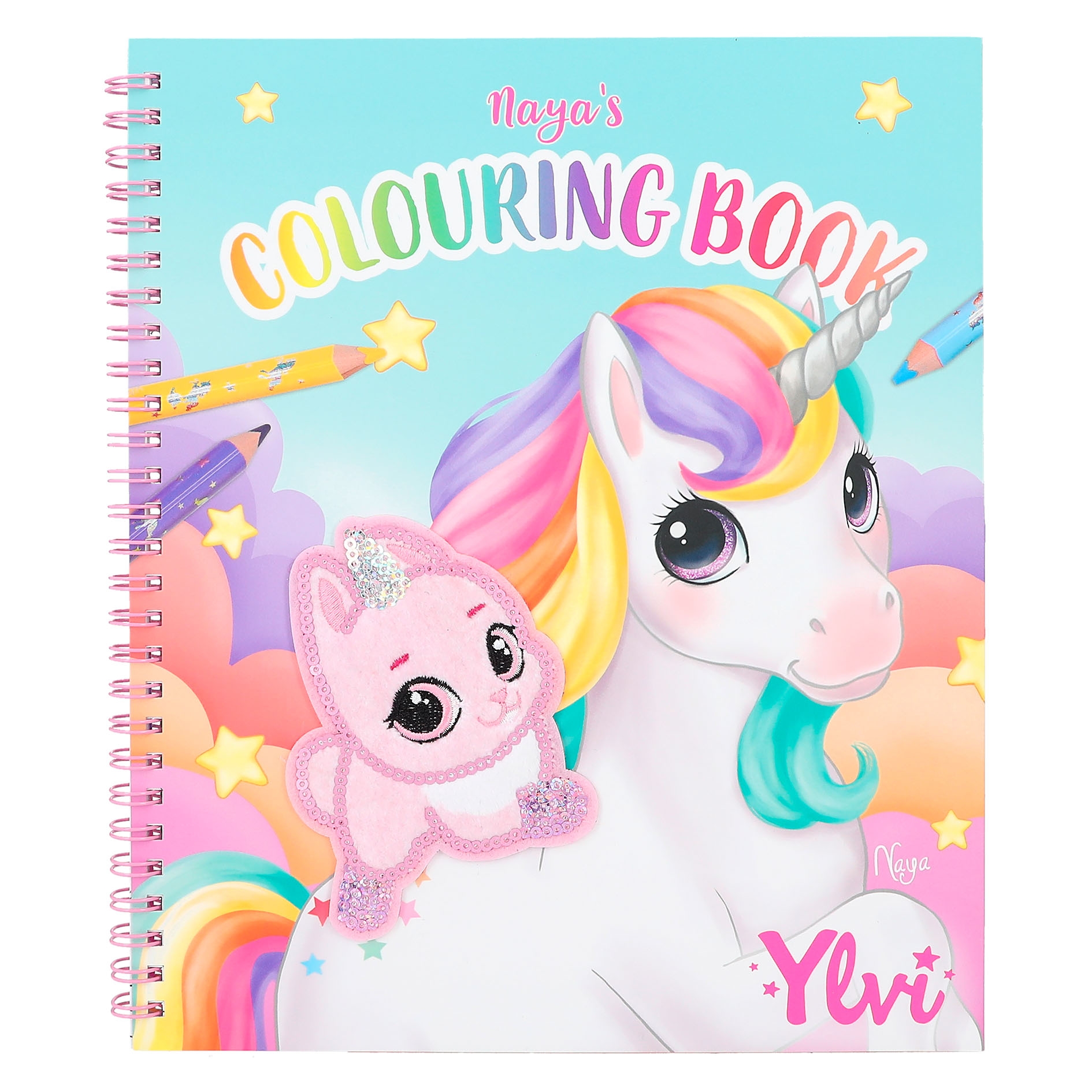 Lampe Torche Projecteur Licorne Ylvi - 24 Motifs Magiques - Piles Incluses - Enfant Fille