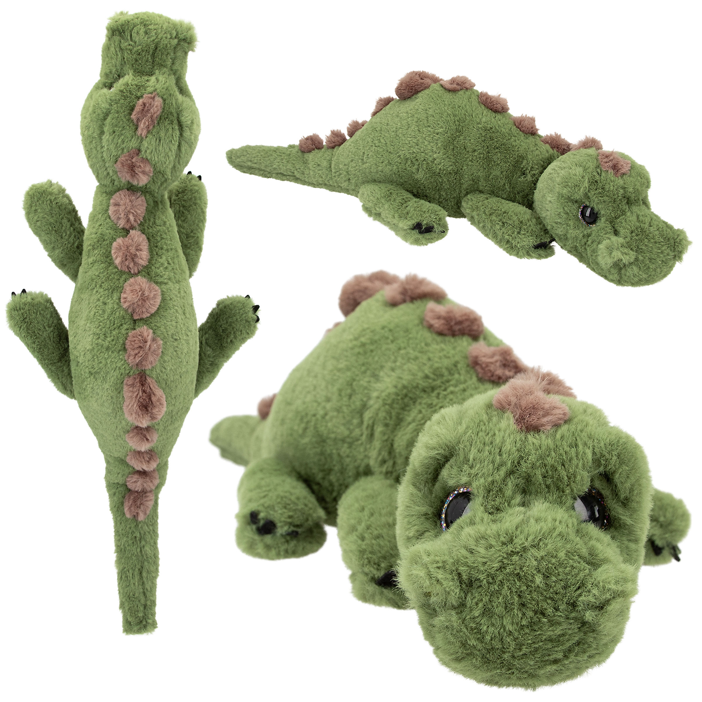 Peluche Dinosaure Douce 25cm - Doudou Câlin Pour Enfants, Fille Ou Garçon - Remplissage Hypoallergénique - Décoration Chambre