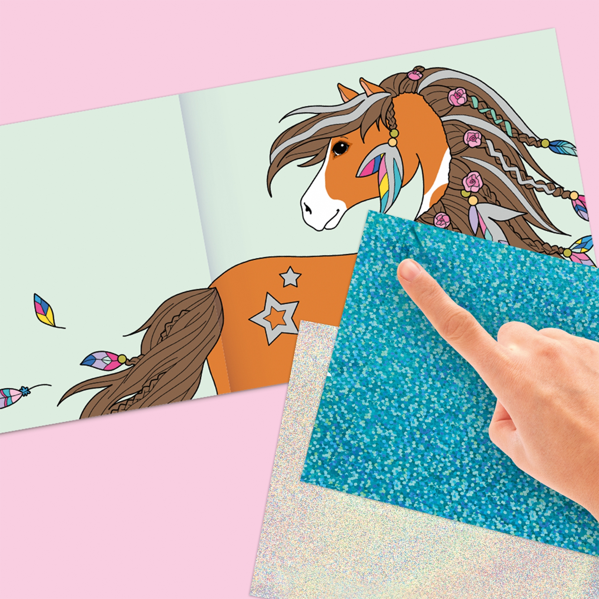 Miss Melody Magic Rainbow Scratchboek