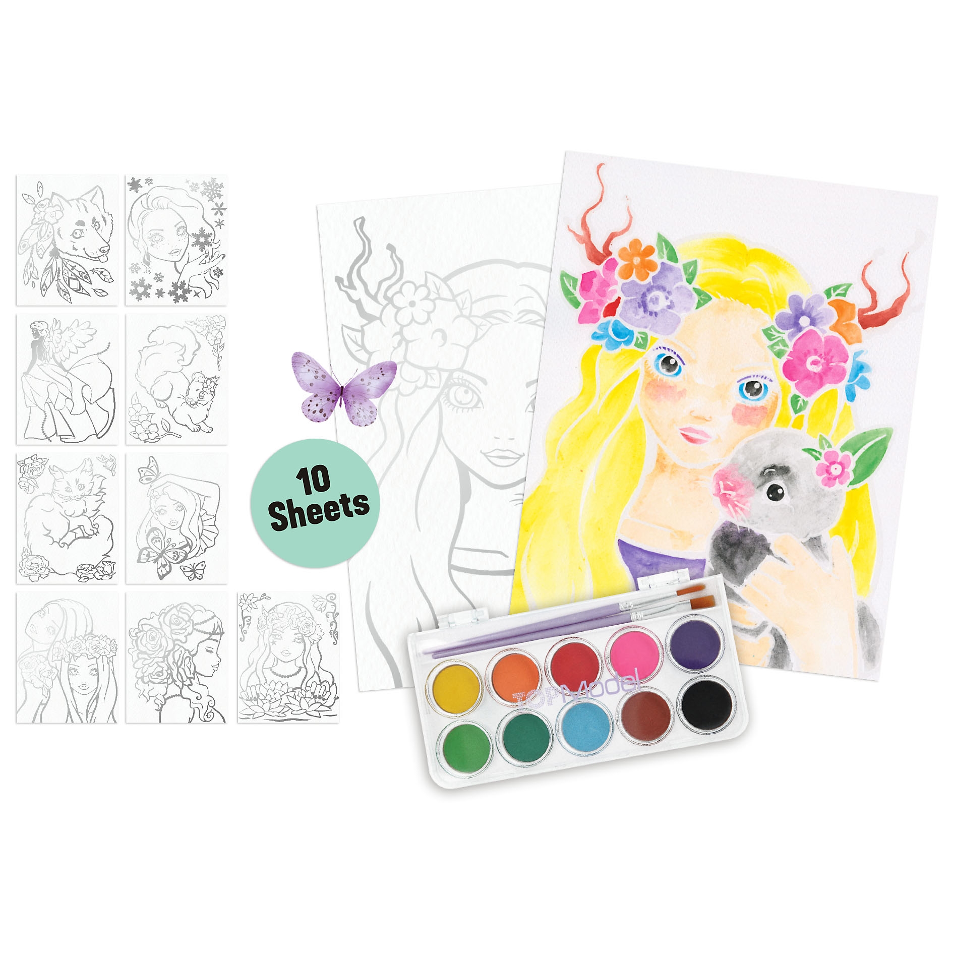 Princess Mimi knip- en kleurboek