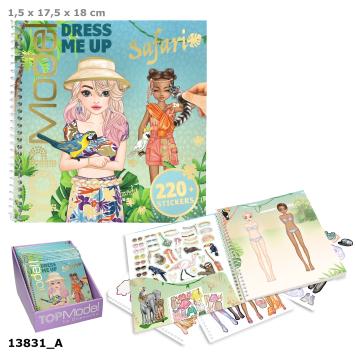 TOPModel Dress Me Up Stickerbuch Safari
