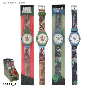 Dino World Silikon-Armbanduhr