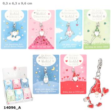 Kleine Wichtel Anhänger im Display