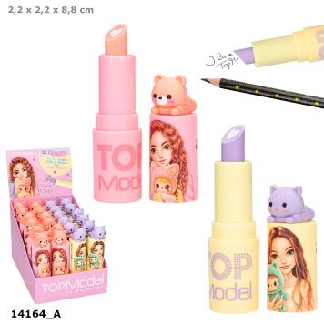 TOPModel Lippenstift Radierer mit Topper
