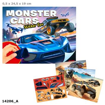 Action World Monster Cars Sticker Fun 