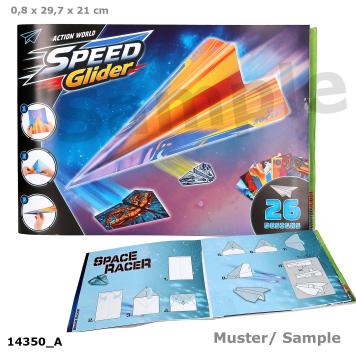 Action World Speed Glider Papierfliegerheft 
