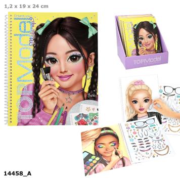 TOPModel libro da colorare sul trucco