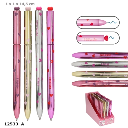 PENfection twist heart gelpen