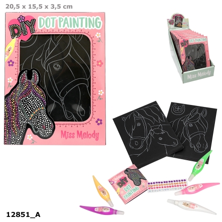 Miss Melody pittura a punti