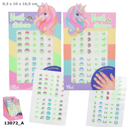 Ylvi Nail Sticker Glow In The Dark