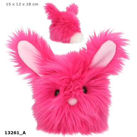SNUKIS knuffel konijn roze