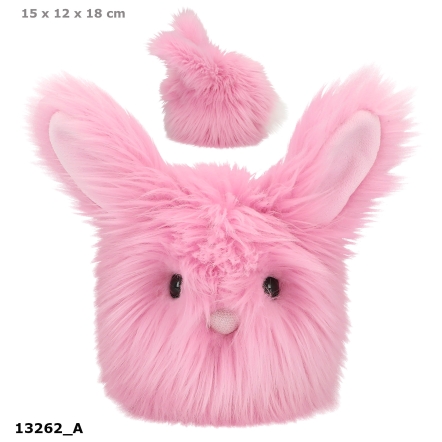SNUKIS knuffel konijn lichtroze