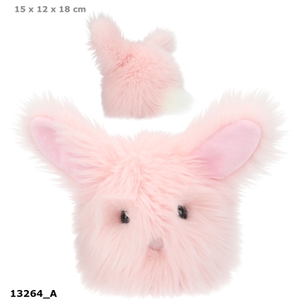 SNUKIS knuffel konijn blush