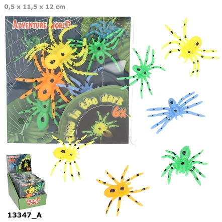 Dino World Glow in the Dark Spinnen