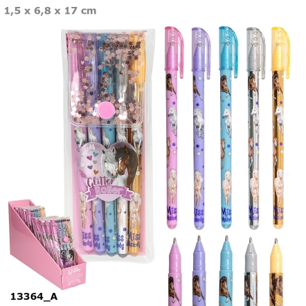 Miss Melody Glitter Gel Pen Set
