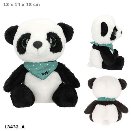 Snukis knuffel panda , 18cm