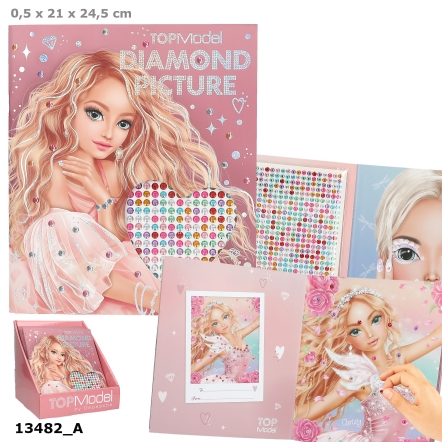 TOPModel Create Your Diamond Picture libro di sticker