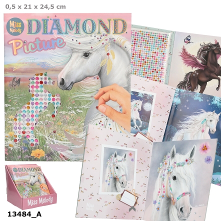 Miss Melody Create your Diamond Picture Stickerbuch