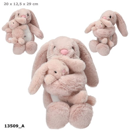 Princess Mimi Plüsch Hase Nelly mit Baby