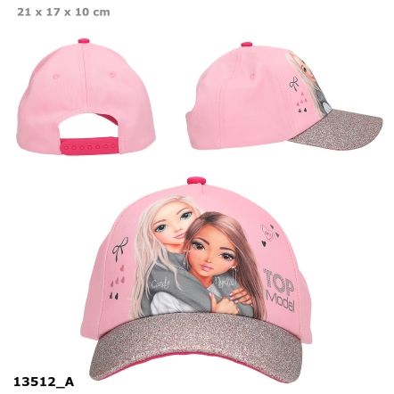 TOPModel Bedruckte Cap mit Glitzer MY BFF