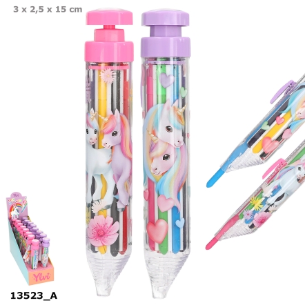 Ylvi Crayon de couleur rotatif 8 couleurs