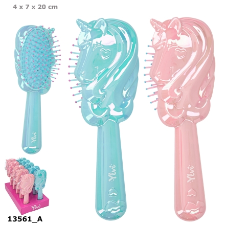 Ylvi spazzola per capelli unicorno