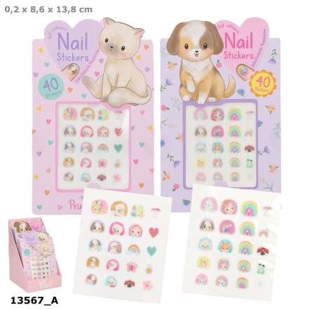 Princess Mimi Nagelsticker Tiermotive
