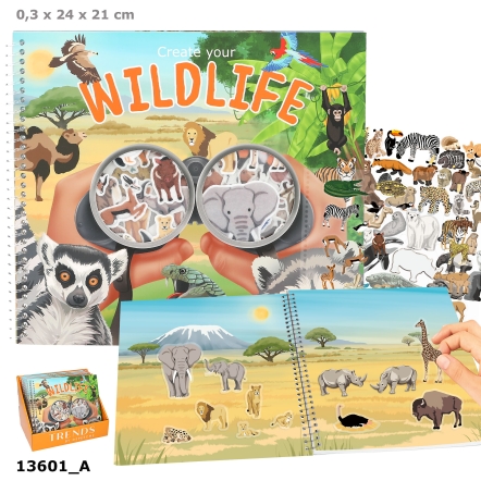 Create Your Wild Life avec autocollants floqués
