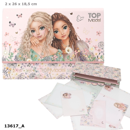 TOPModel Briefpapier in Fächermappe SUMMER FEELING