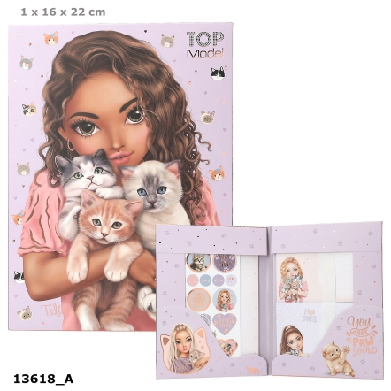 TOPModel Briefpapier CAT LOVE