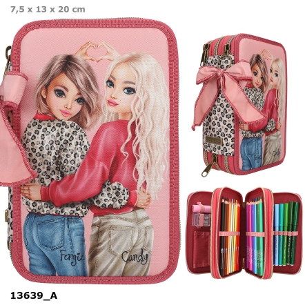 TOPModel Triple Pencil Case LEOHEART