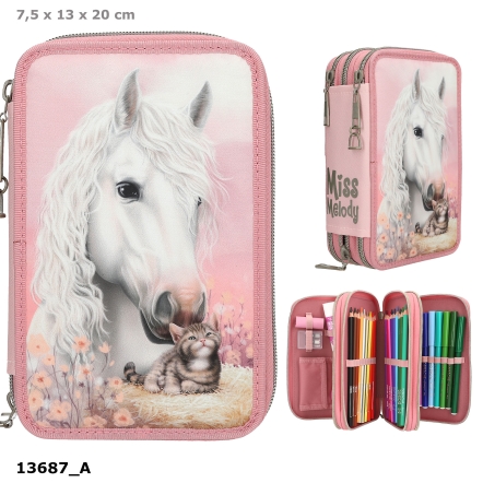 Miss Melody 3 Fach Federtasche TRUE FRIENDS