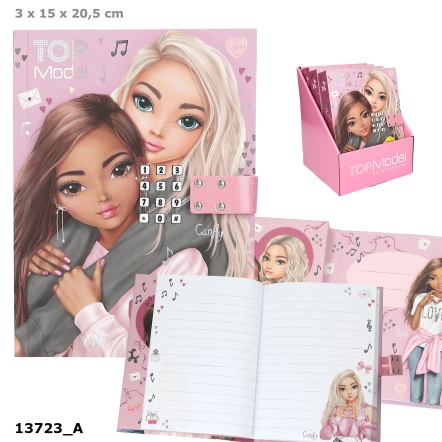 TOPModel Journal secret à code avec son  MY BFF