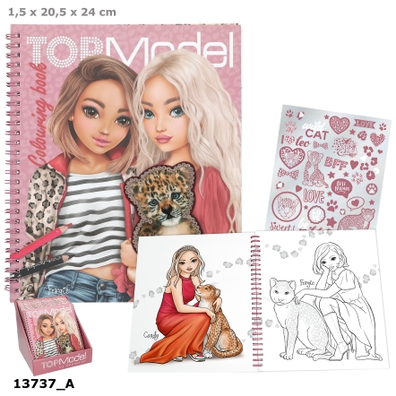 TOPModel libro para colorear LEOHEART