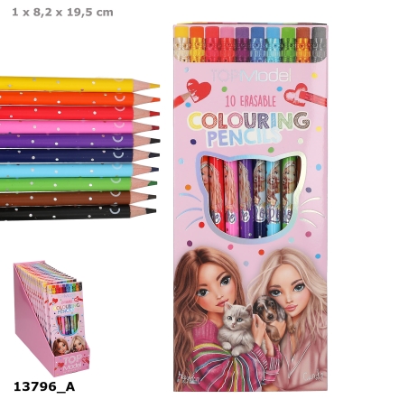 TOPModel Radierbare Buntstifte