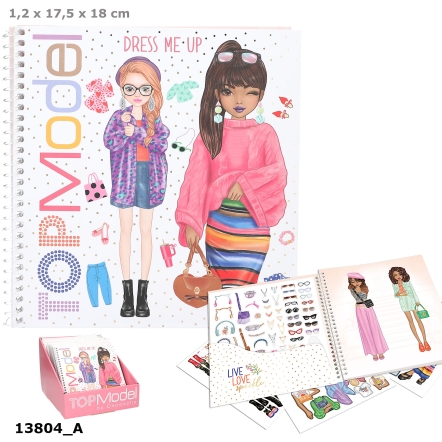 TOPModel Dress Me Up Stickerbook