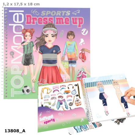 TOPModel Dress Me Up Stickerbook Sports