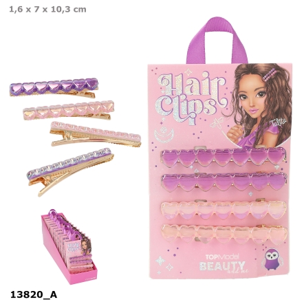 TOPModel pinzas para el pelo corazones BEAUTY and ME