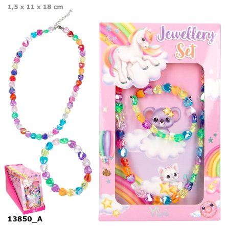 Ylvi set gioielli collana e bracciale