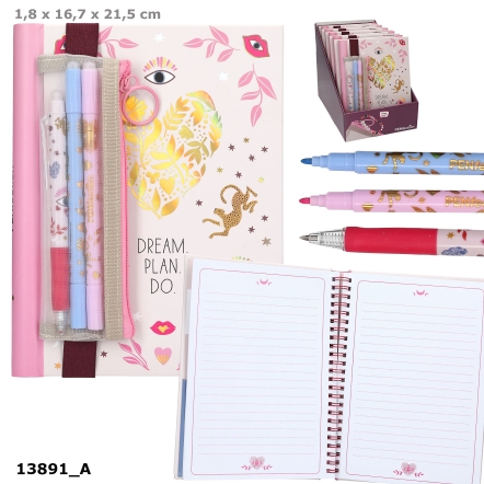 PENfection notitieboek met pennen AOP 