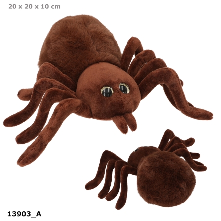 Adventure World Plüsch Spinne 20 cm braun 