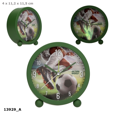 Action World Wecker Fußball