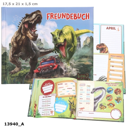 Dino World Freundebuch