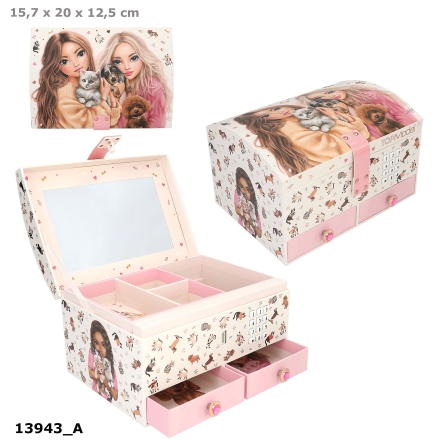 TM cofanetto portagioie con codice e sound FUR-EVER-FRIEND