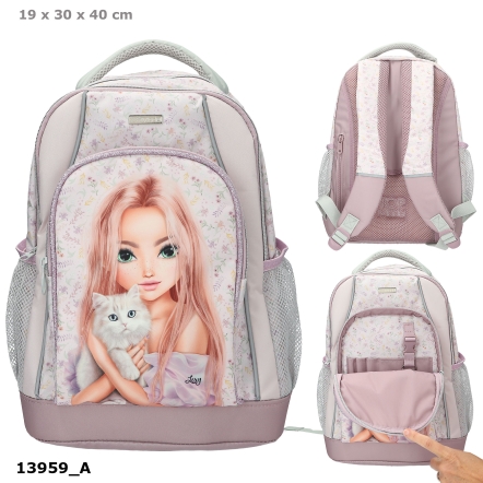 TOPModel Sac à dos scolaire BLOOMING KITTY