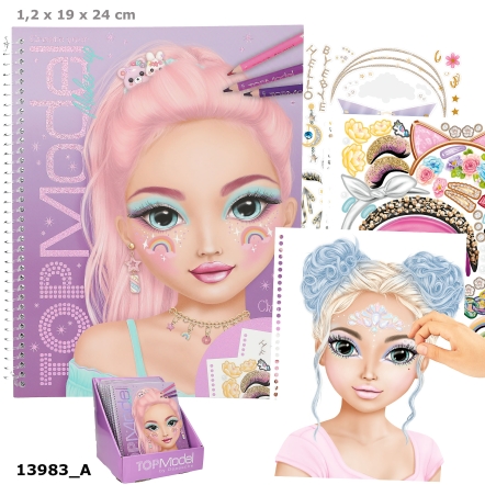 Create your TOPModel Make Up Malbuch