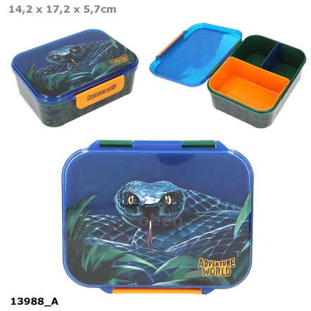 Adventure World Brotdose mit Schlange